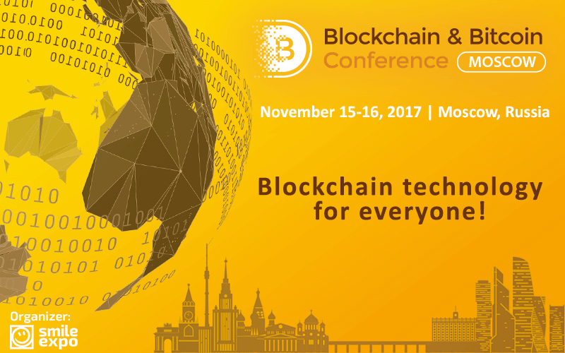Blockchain conference, conference, moscow, russia, smile expo