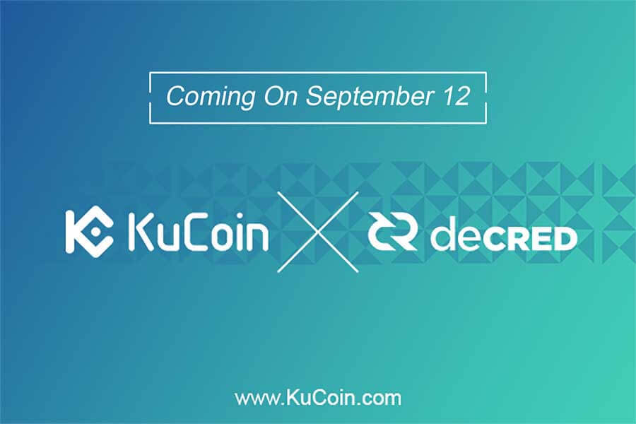 Decred’s DCR Gets Listed at KuCoin Cryptocurrency Exchange Market