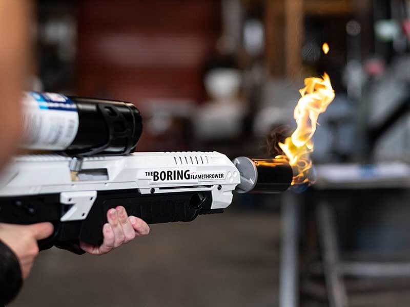 Elon Musk Backed Boring Flamethrower Now Accepting Bitcoin