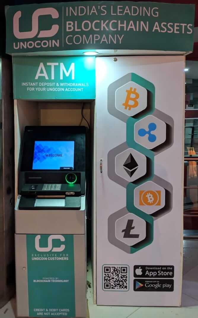 Unocoin cryptocurrency ATM