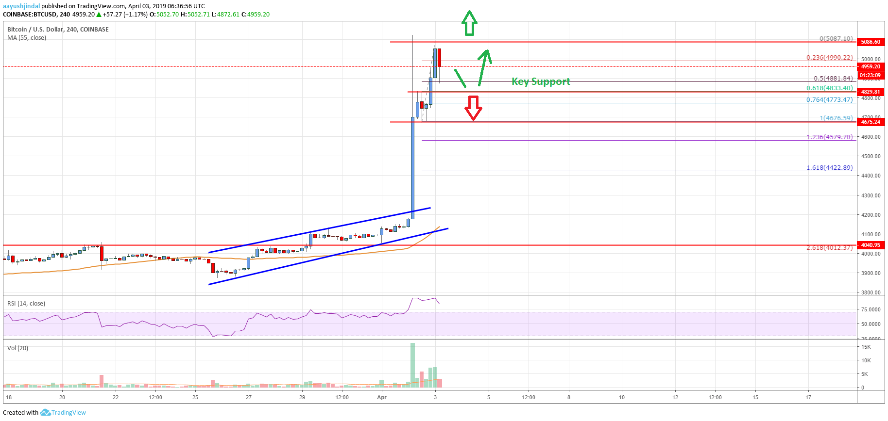 Bitcoin Price Analysis BTC Chart