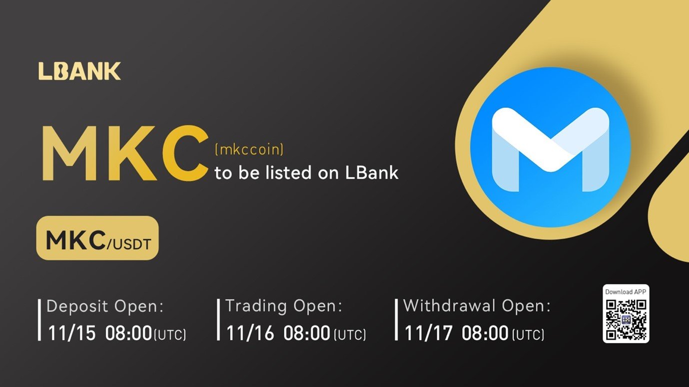 LBank Exchange Will List MKC Coin (MKC) on November 16, 2022