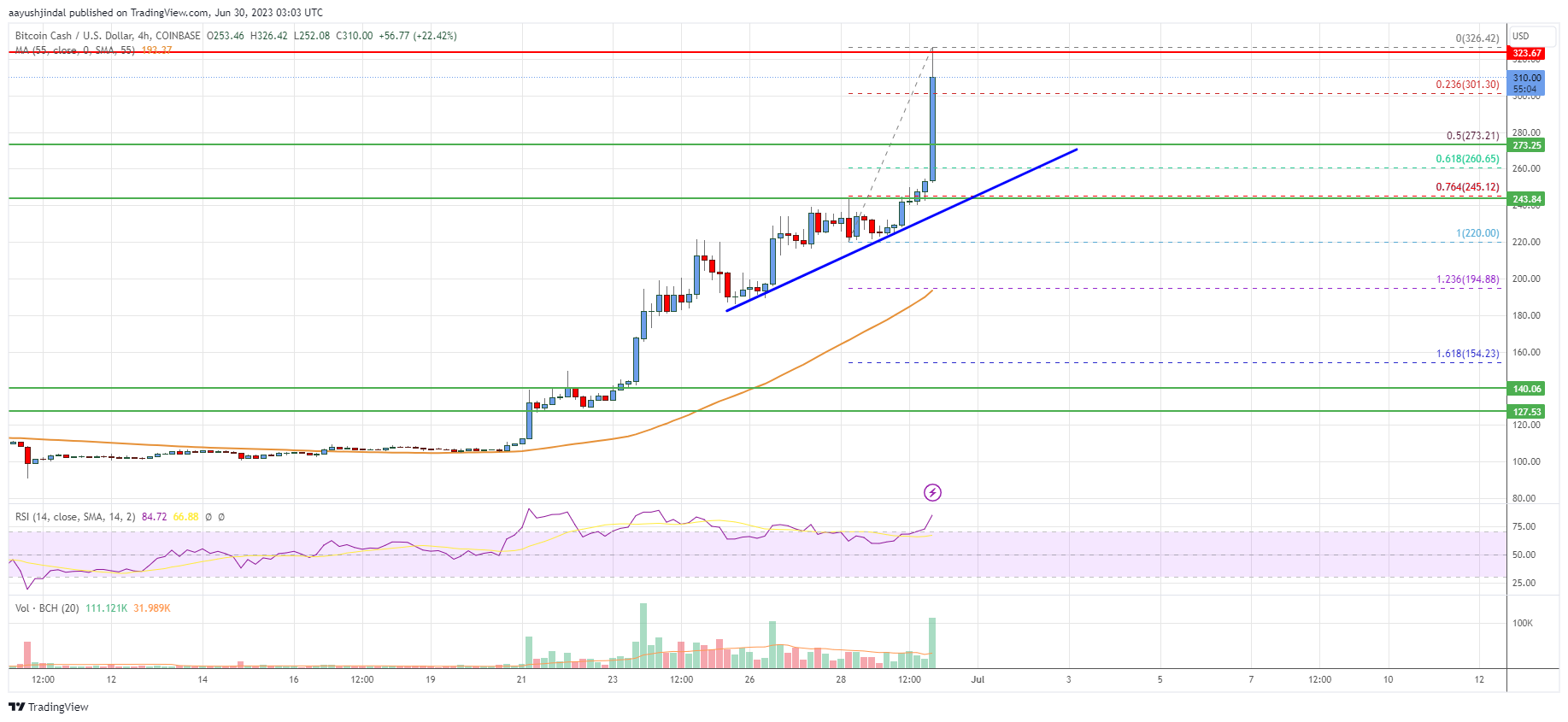Bitcoin Cash Price