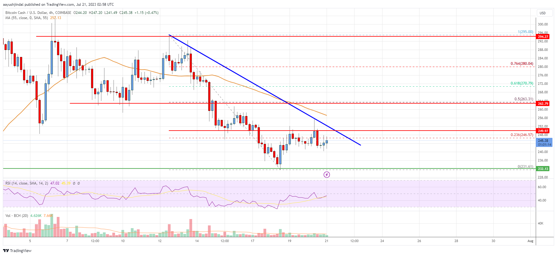 Bitcoin Cash Price