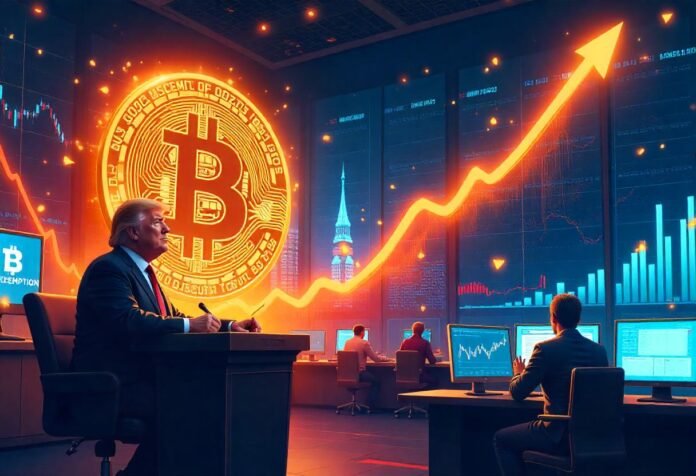 Bitcoin Surges to $85K on Trump’s Tech Tariff Relief