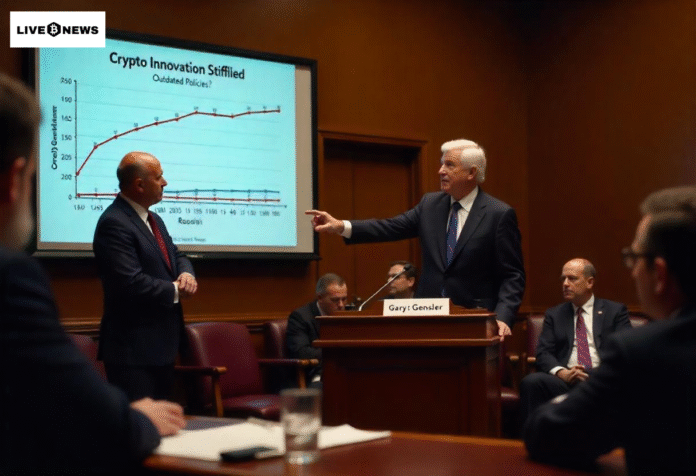SEC Chair Slams Gensler for Stifling Crypto Growth