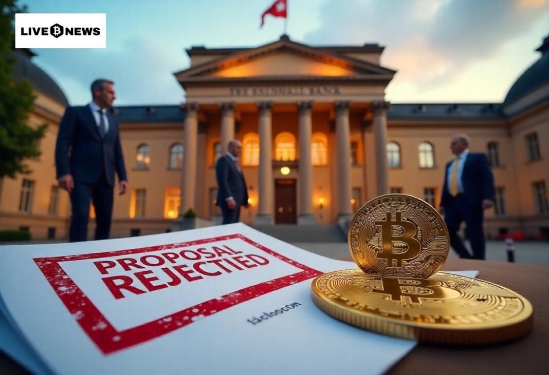 Swiss National Bank Rejects Bitcoin Reserve Proposal