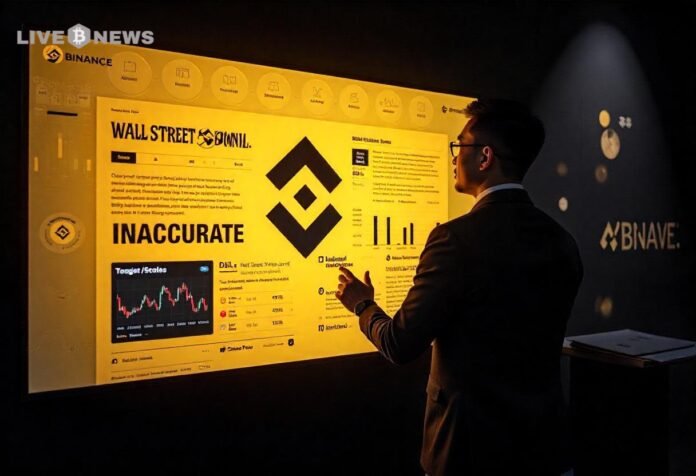 Binance Founder CZ Responds to WSJ, Denies Acting as Fixer