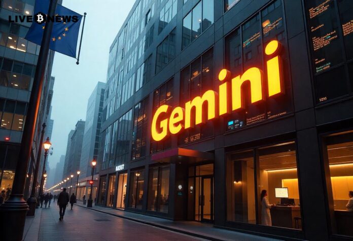 Gemini Expands into Europe with New MiFID II License