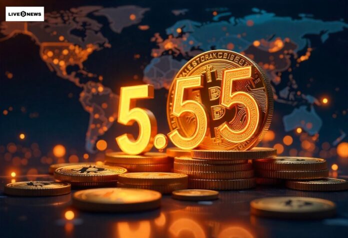 Metaplanet Buys 555 More Bitcoin, Expands Holdings to 5,555 BTC