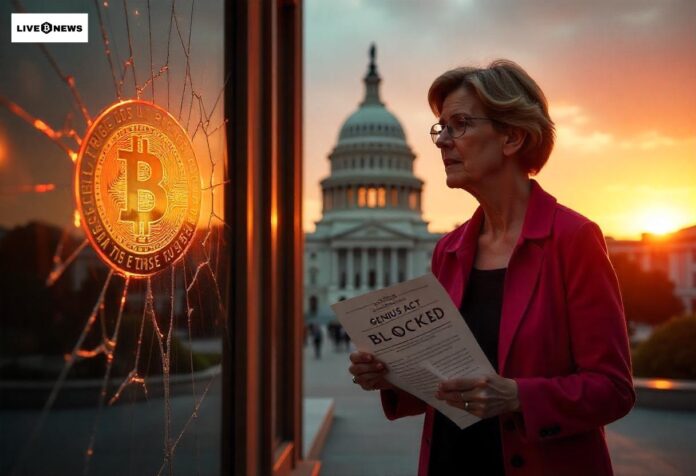 Elizabeth Warren Blocks GENIUS Act Over Trump Stablecoin