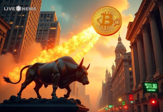 Bitcoin Climbs to $111.8K Peak as Market Bulls Dominate