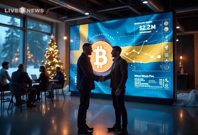 Blockstream CEO Backs Sweden’s First Bitcoin Firm with $2.2M