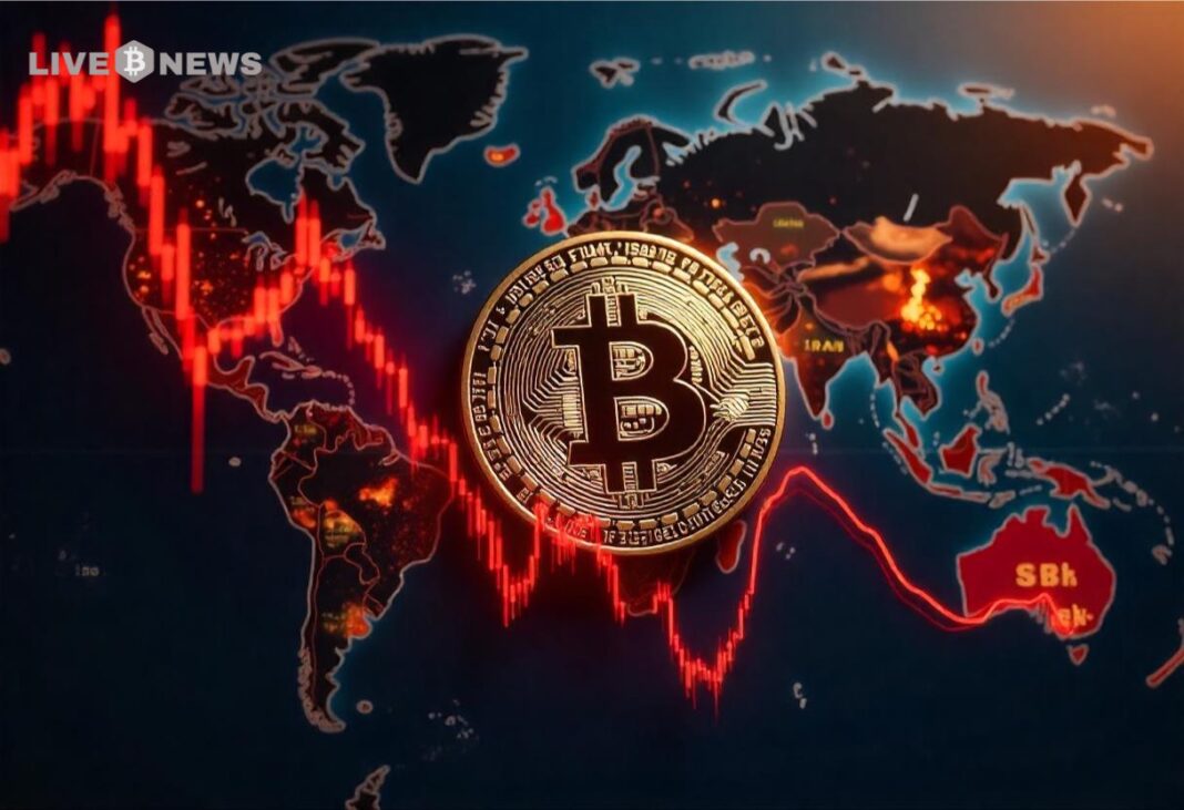 Bitcoin Dips as Israel Strikes Iran, Over $1B Liquidated in Crypto Market