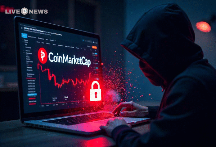 CoinMarketCap Removes Malicious Wallet Popup After Security Breach