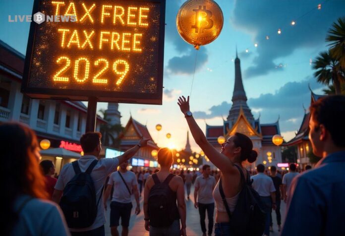 Thailand Exempts Crypto Profits from Taxes Until 2029