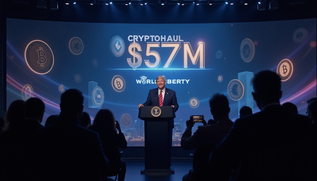 Trump Reveals $57M Crypto Haul From World Liberty Financial