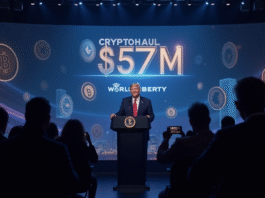 Trump Reveals $57M Crypto Haul From World Liberty Financial