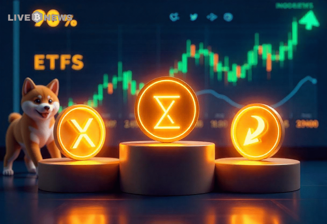 XRP, Dogecoin, and Cardano ETFs Near 90% Approval Odds