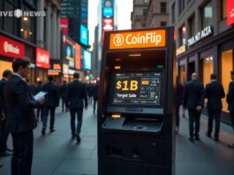Bitcoin ATM Operator CoinFlip Targets $1B Sale as Market Shifts
