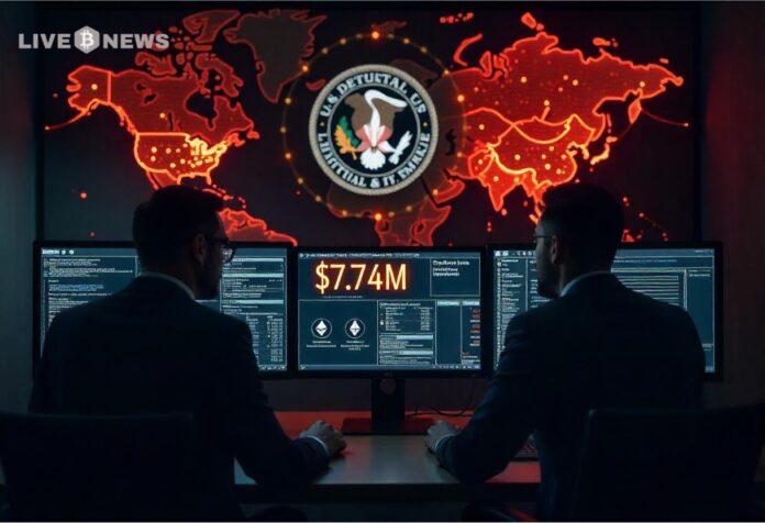 DOJ Seizes $7.74M Crypto Linked to North Korean IT Workers