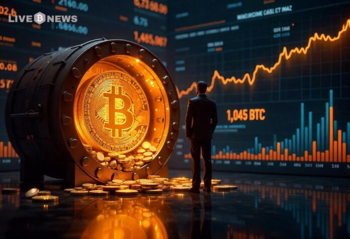 Strategy Buys 1,045 Bitcoin, Total Holdings Reach 582,000