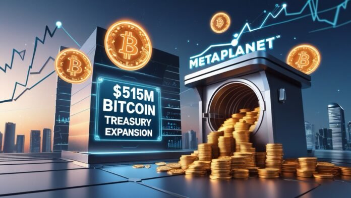 Metaplanet Launches $515M Bitcoin Treasury Expansion Plan