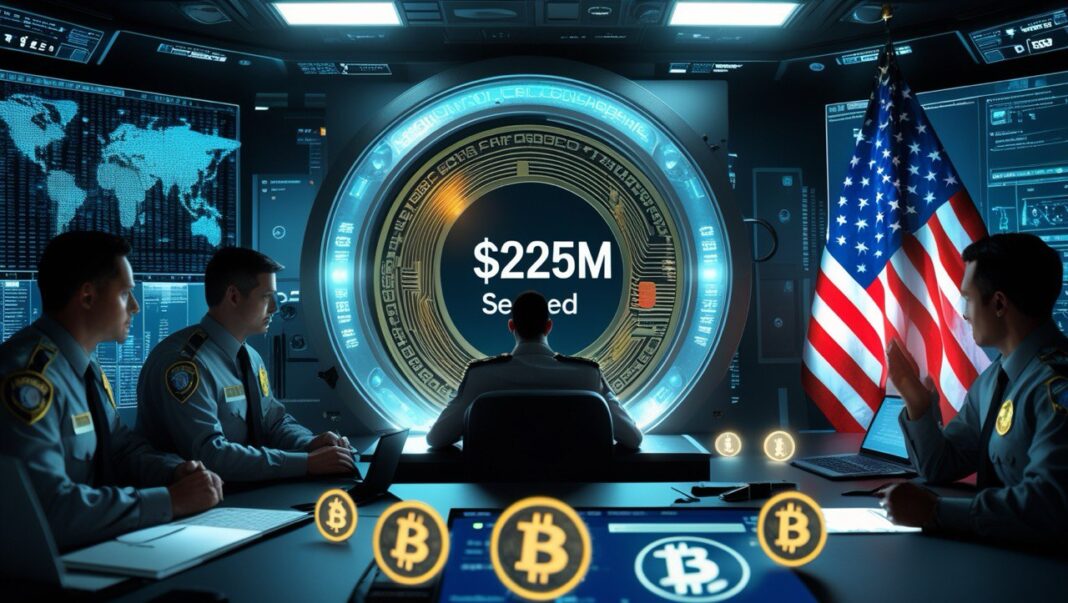 Coinbase Assists US in Record $225 Million Crypto Scam Seizure