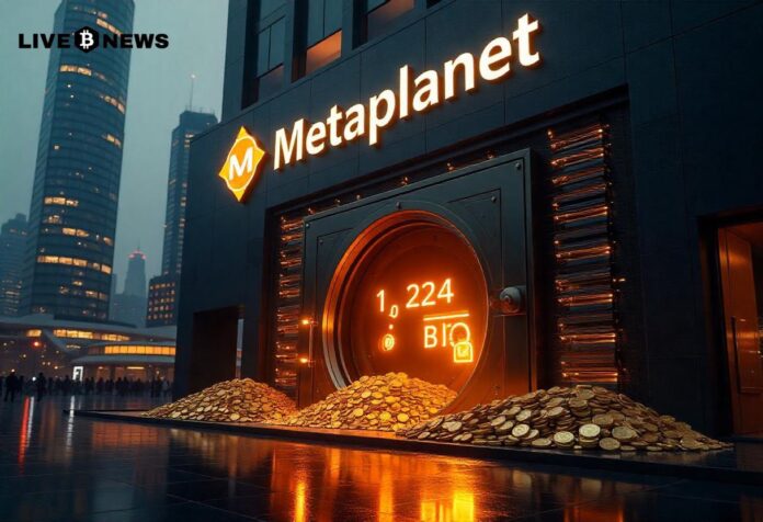 Metaplanet Boosts Bitcoin Holdings with 1,234 BTC Addition Metaplanet Boosts Bitcoin Holdings with 1,234 BTC Addition