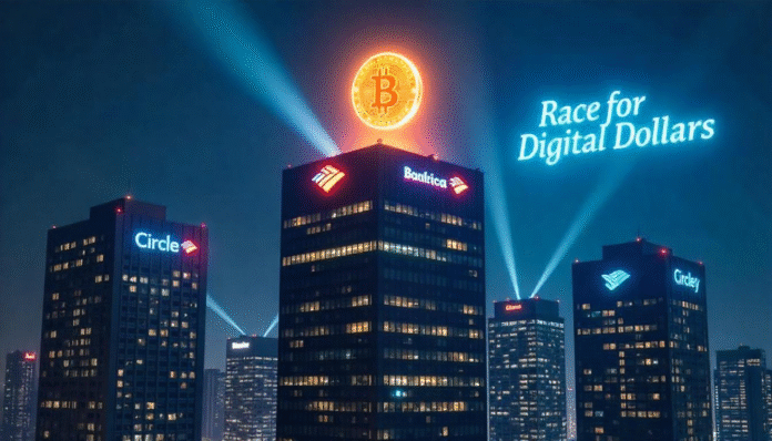 Bank of America Weighs Stablecoin Plans as Rivals Circle