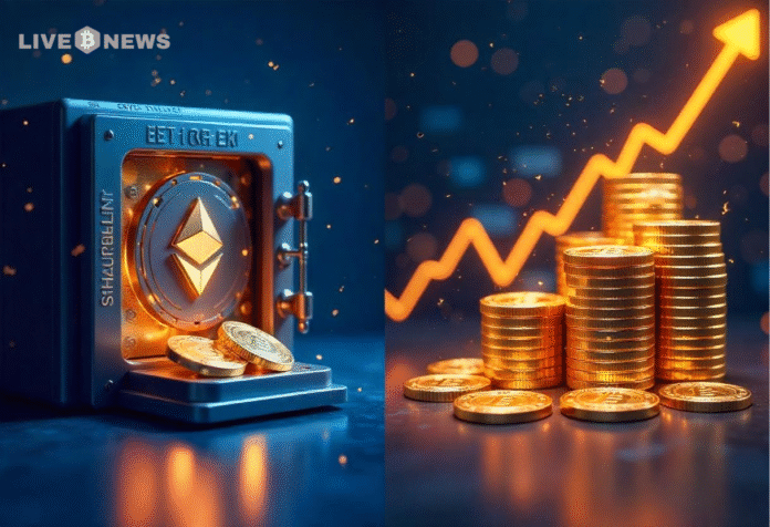 Crypto Treasuries Surge: SharpLink Deepens ETH Stack, Smarter Web Buys More Bitcoin