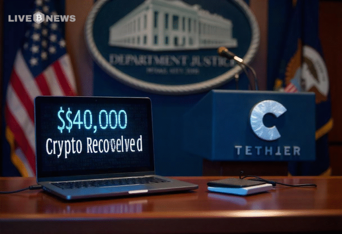 Trump-Vance Scam: DOJ Recovers $40K in Crypto