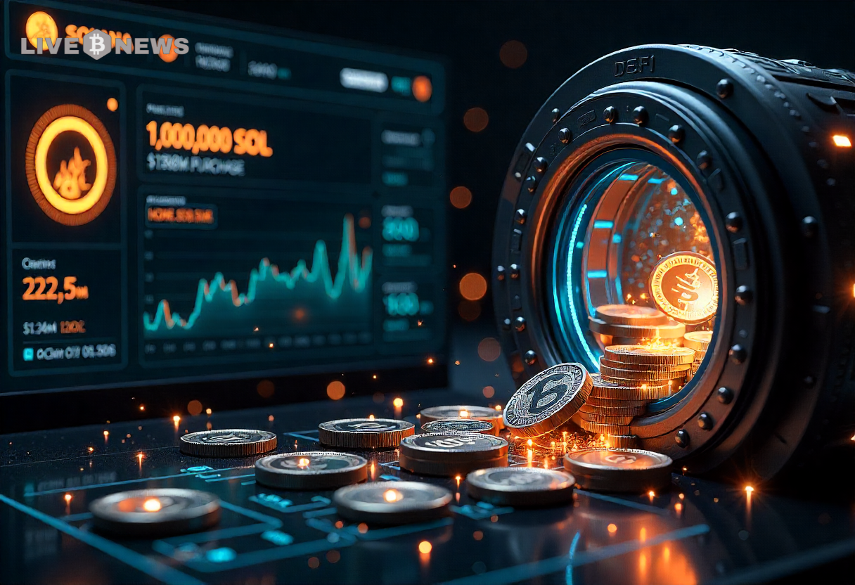 DeFi Development Nears 1 Million SOL With 8M Buy