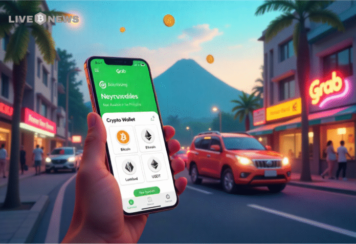 Grab launches crypto top-up feature in the Philippines, enabling users to convert digital assets like BTC and ETH into GrabPay credits for daily use, marking a major step in financial inclusion