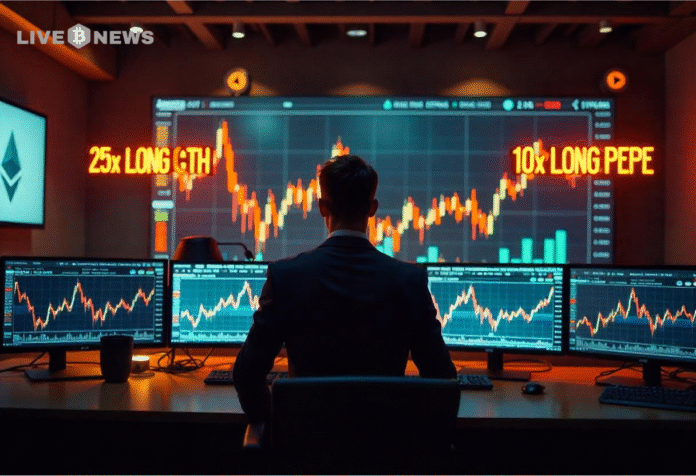 James Wynn Bets Big: 25x Long on ETH, 10x Long on PEPE