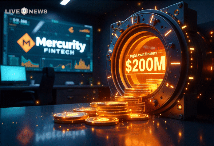 Mercurity Fintech Secures $200M to Build Solana Digital Asset Treasury