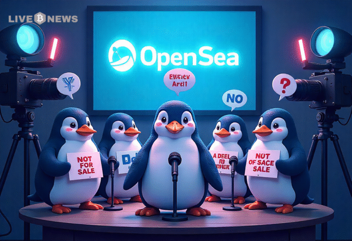 Pudgy Penguins Deny Rumors of OpenSea Acquisition Amid Social Buzz