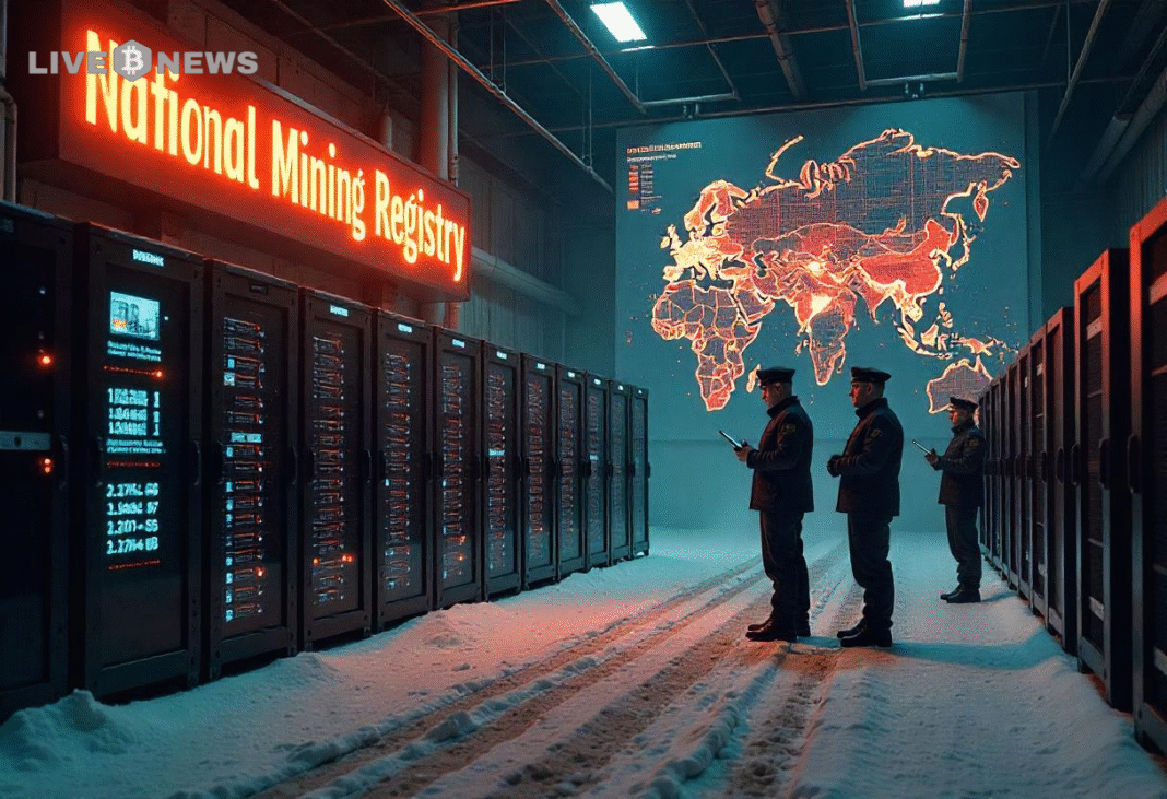 Russia Launches National Crypto Mining Registry to Combat Illegal Operations