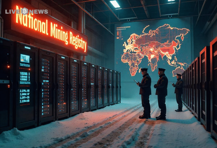 Russia Launches National Crypto Mining Registry to Combat Illegal Operations