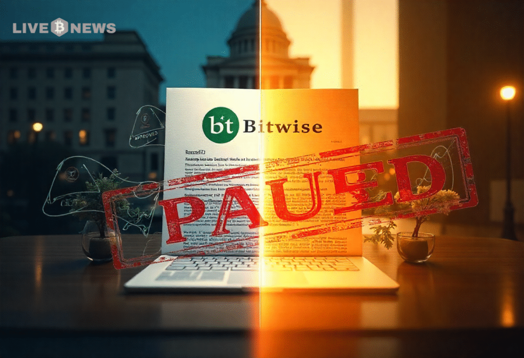 SEC Shocks Market With Bitwise ETF Approval, Then Sudden Pause