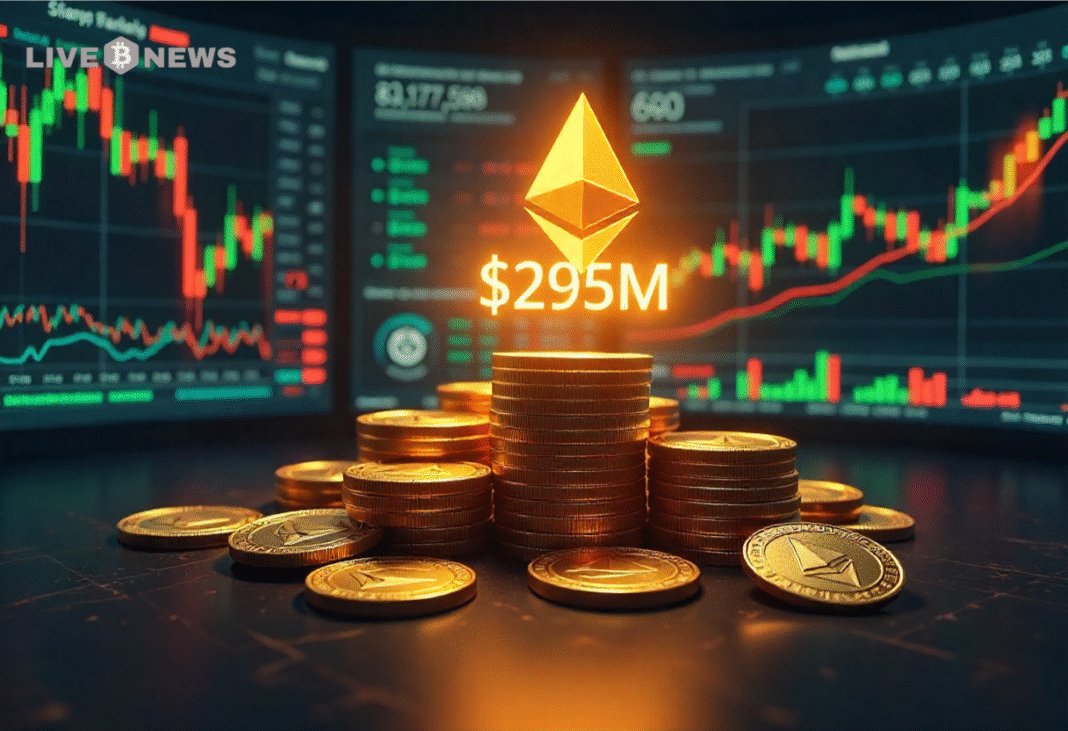 Ethereum Supply Tightens as SharpLink Adds $295M in ETH Holdings