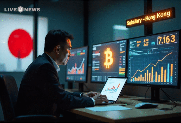 Struggling Japanese AI Firm Embraces Bitcoin Through Hong Kong Subsidiary