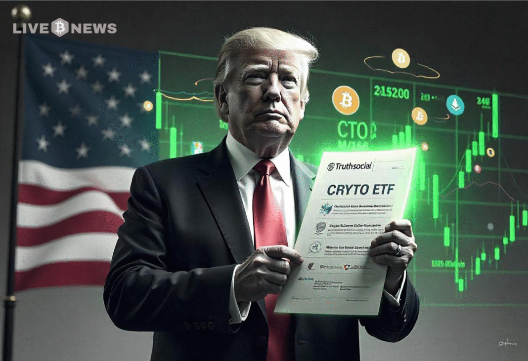 Trump’s Truth Social Unveils Crypto ETF Targeting BTC, ETH, SOL