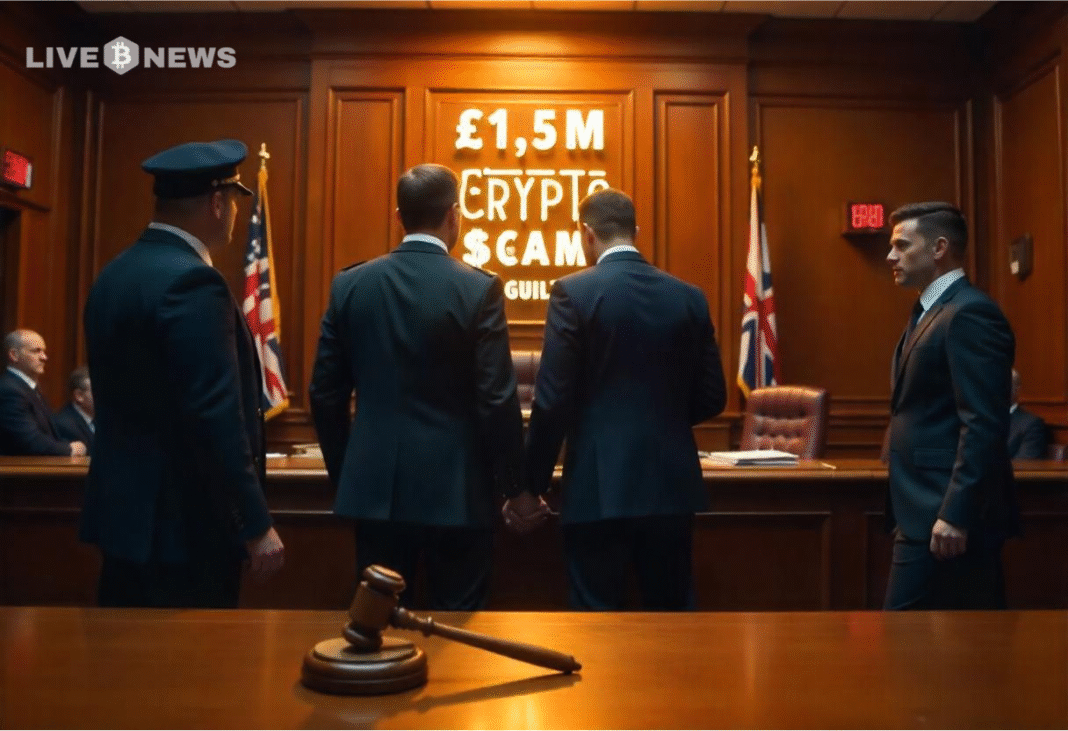 UK jails two men for £1.5M crypto scam; FCA warns public, highlights rising fraud risks and strict punishment ahead.