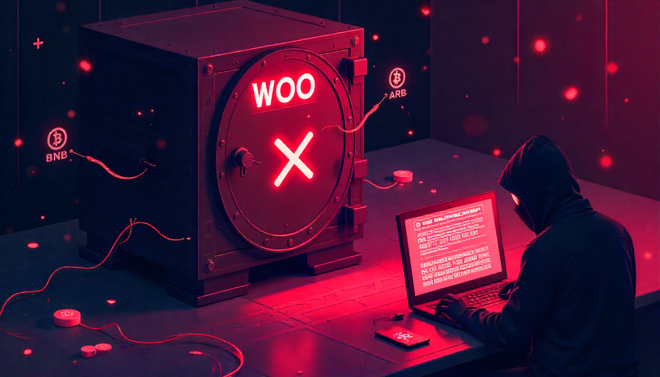 WOO X Hack Suspected, $12M+ Lost Across BTC, ETH, BNB, ARB