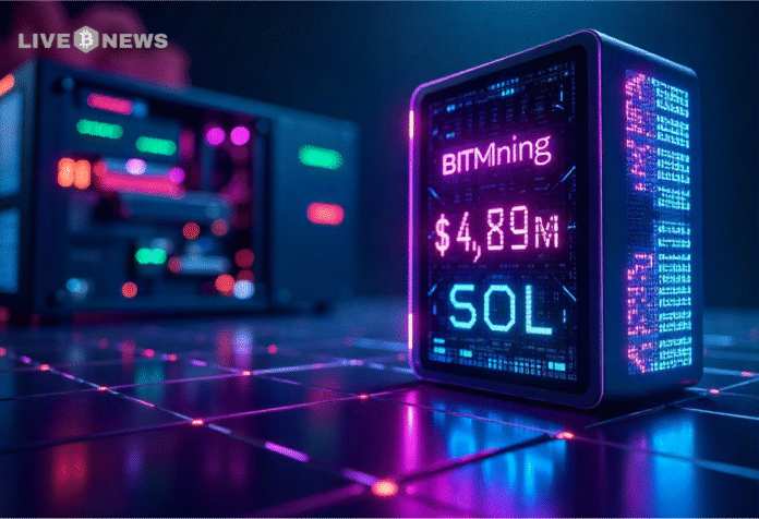BIT Mining launches first Solana validator with $4.89M investment, signaling strategic expansion and deeper involvement in Solana infrastructure.