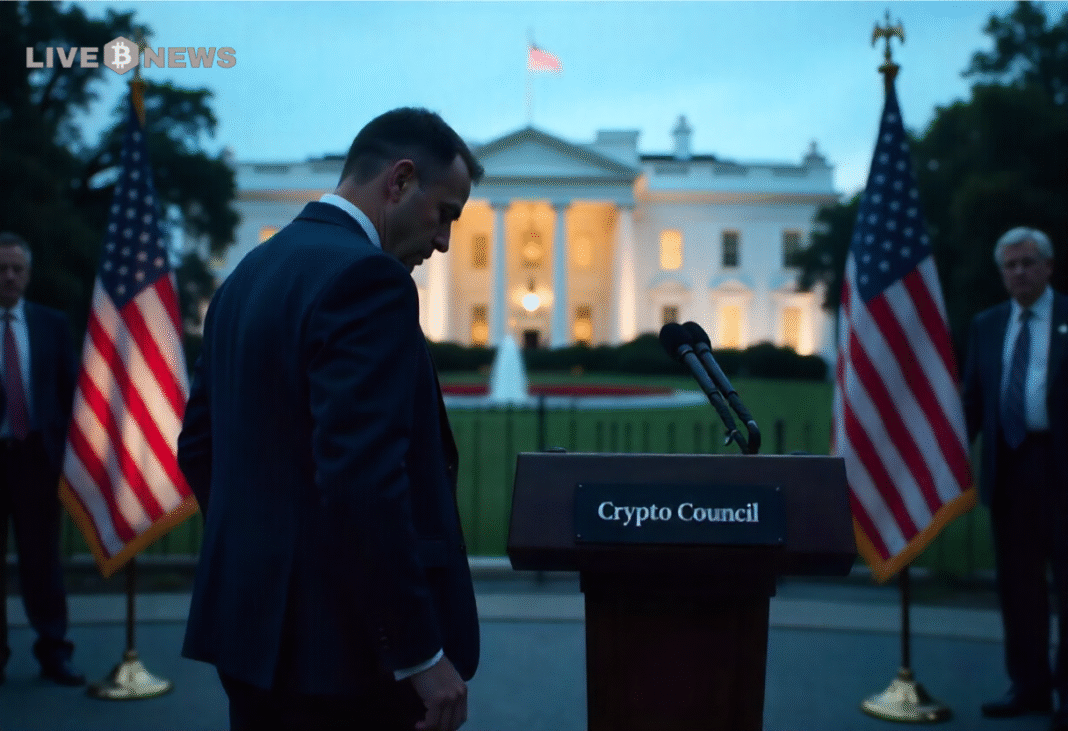 Bo Hines resigns as White House Crypto Council Director, shifts to AI role, with Patrick Witt ensuring continued pro-crypto policy momentum.