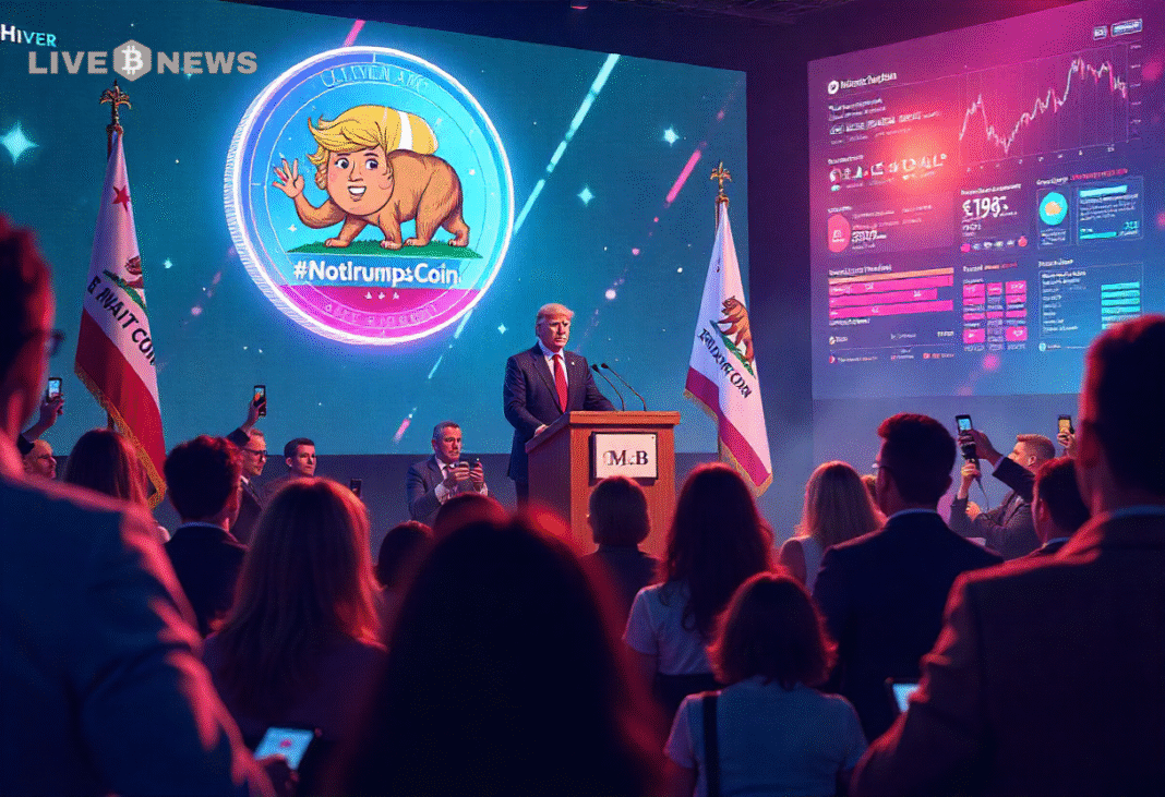 California Governor Newsom plans to launch the satirical “Trump Corruption Coin,” using crypto to critique Trump’s financial ethics and political ventures.