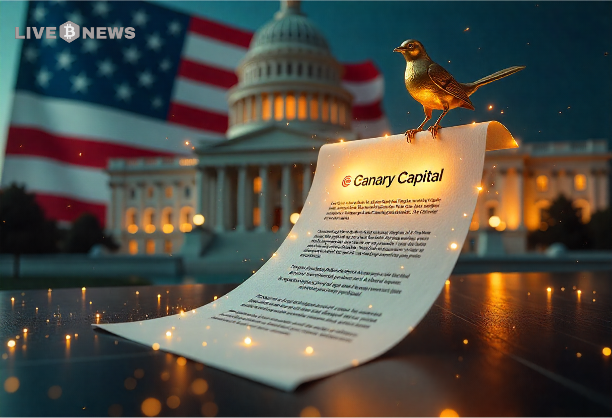 Canary Capital Files for U.S.-Made Crypto ETF | Live Bitcoin News