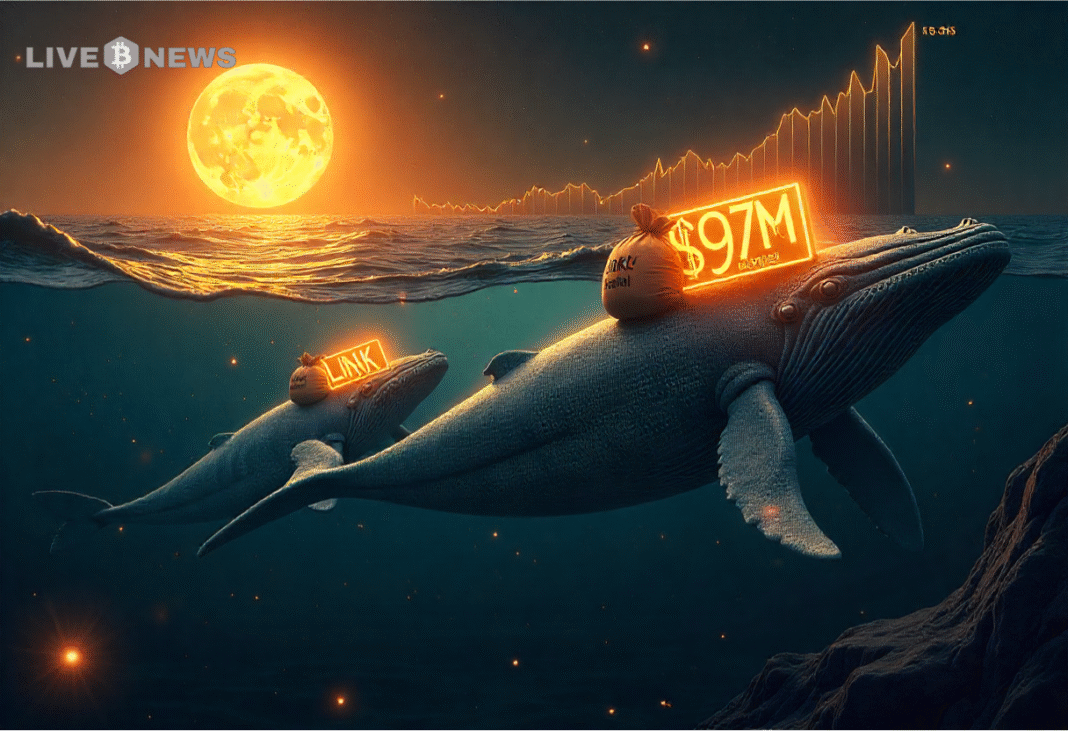 LINK Whales Buy $97M, Paving Way for Potential $95 Rally